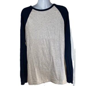 GOODFELLOW & CO Standard Fit Long Sleeve Baseball TShirt Mens Small